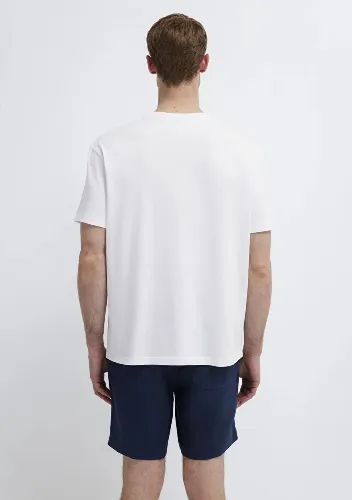Resim Mavi Erkek T-shirt M0613283-620
