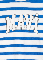 Resim Mavi Erkek Çocuk Tişört M6610251-91364