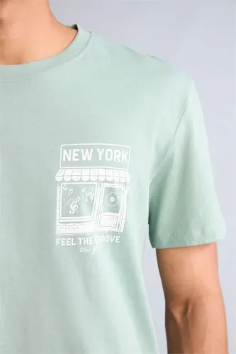 Resim Defacto Erkek T-shirt G5998AX/GN1283