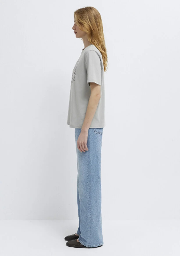 Resim Mavi Kadın T-shirt M1613876-70075