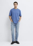 Resim Mavi Erkek T-shirt M0611924-70738