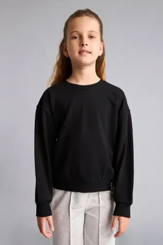 Resim Defacto  Kız Çocuk Sweat E6842A8/BK81