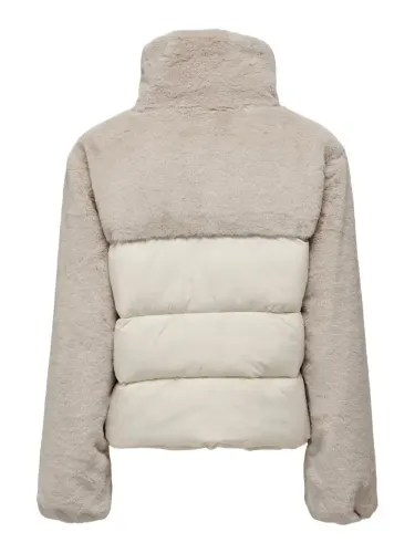 Resim Only Onlwanja Fur Puffer Mıx Jacket Noos Otw Kadın Mont 15292945