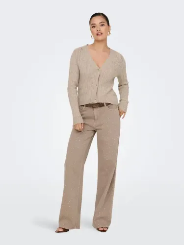 Resim Only Onlkatıa Ls Vneck Cardı Knt Noos Kadın Kazak 15310902