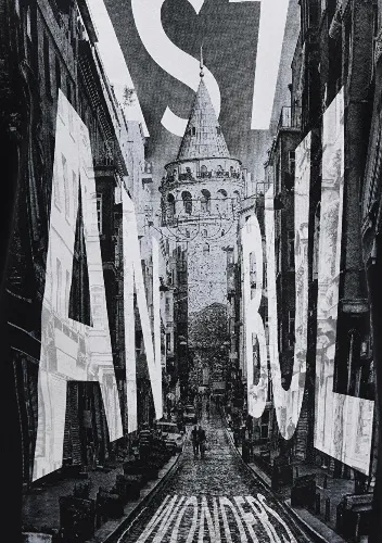 Resim Mavi Galata İstanbul Erkek T-Shirt M067053-900