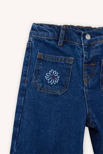 Resim Defacto Kız Bebek Jean Pantolon G8187A5/NM34