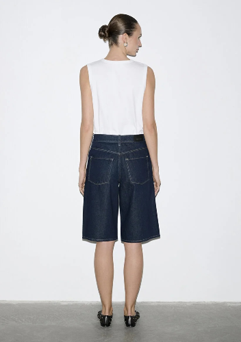 Resim Mavi Zasha Kadın Kot&Kanvas Şort M1411233-A1593