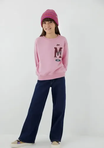Resim Mavi Kız Çocuk Sweat M7S10190-71015