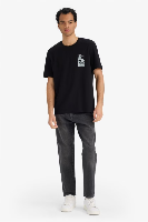 Resim Defacto Erkek T-shirt F8122AX/BK81