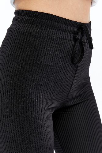 Resim Viole&More Kadın Kanvas Pantolon 2455 Modal Fitilli Bol Paça