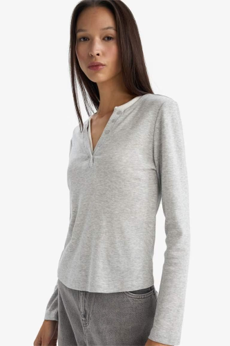 Resim Defacto Kadın T-shirt G3490AX/GR93