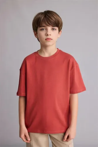 Resim Defacto Erkek Çocuk T-shirt G6486A8/OG69