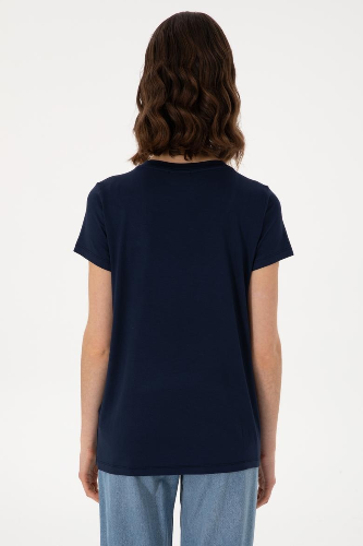 Resim U.s. Polo assn. Kadın T-shirt PU-8789 Cıyosel-Iy26