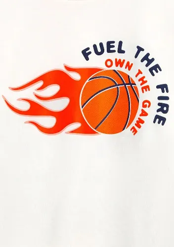 Resim Mavi Erkek Çocuk T-shirt M6610459-70057