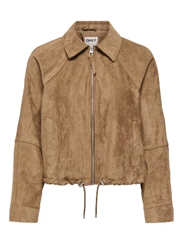 Resim Only Onllıxa L/S Faux Suede Jacket Cc Pnt Kadın Mont 15376829