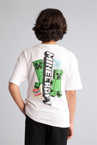 Resim Defacto Erkek Çocuk T-shirt G8885A8/WT34