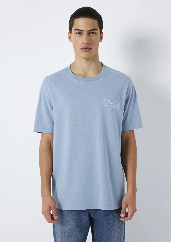 Resim Mavi Erkek T-shirt M0613184-86998