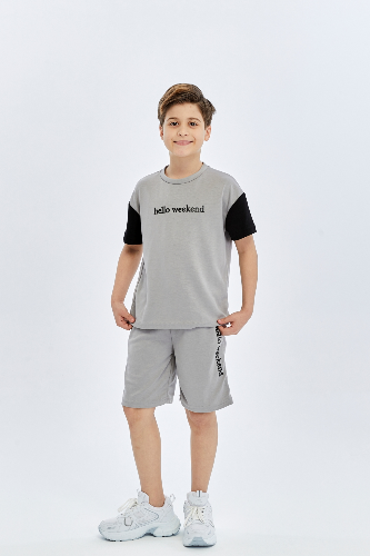 Resim Yenikoza Erkek Çocuk Şort Takım