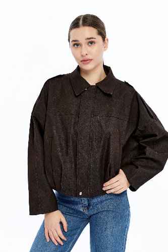 Resim Yenikoza Kadın Jean Ceket