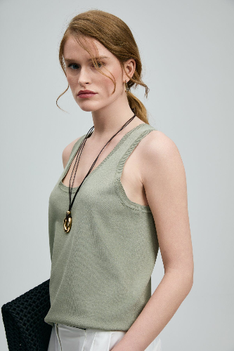 Resim Lufian Clara Kadın Triko T-shirt 121090056