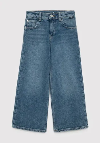 Resim Mavi Kız Çocuk Jean Pantolon M7010036-A4159