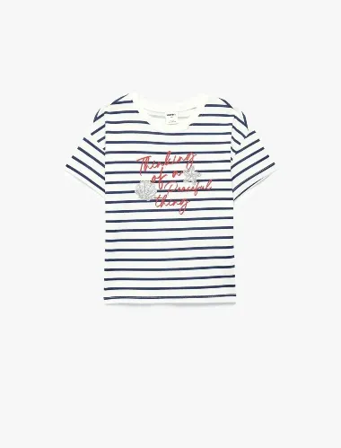 Resim Koton Kız Bebek T-Shirt 6Smg10129Ak