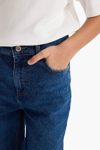 Resim Defacto Erkek Çocuk Jean Pantolon F8430A8/NM34