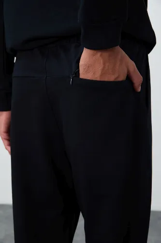 Resim T06Er-84682 Düz Paça Erkek Eşofman Alt