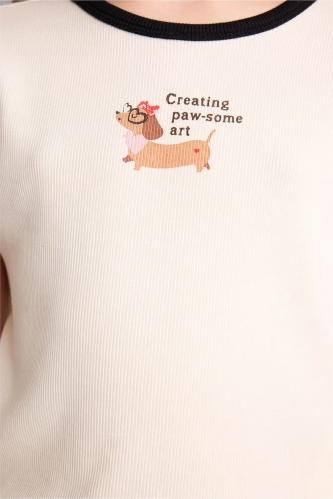 Resim Defacto Kız Çocuk T-shirt D8542A8/ER98