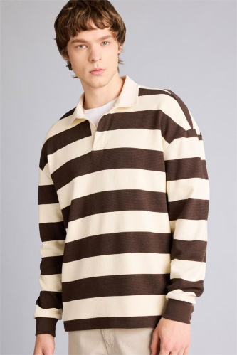 Resim Defacto Erkek T-shirt E8440AX/BN539