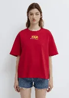 Resim Mavi Kadın T-shirt M1613927-82054