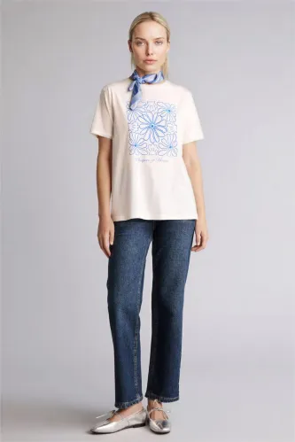 Resim Defacto Kadın T-shirt H2448AX/ER105
