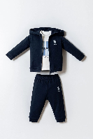 Resim U.S. Polo Assn Bebek Erkek Bebek Sweat Takım Usb2903