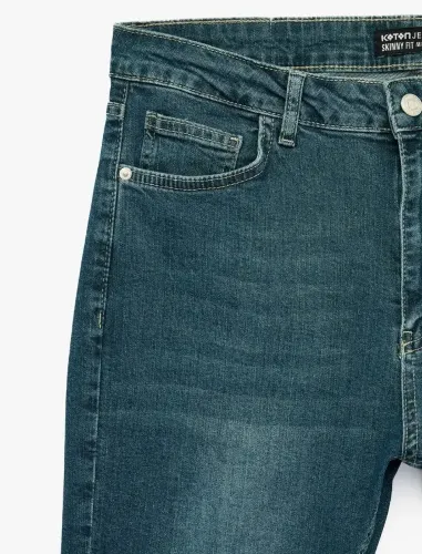 Resim Koton Erkek Jean Pantolon 7WAM40084ND