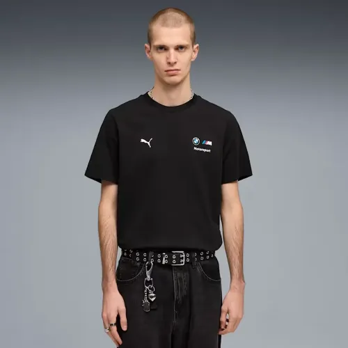 Resim Puma Bmw Mms Ess Logo Tee Erkek T-Shirt 634897-01
