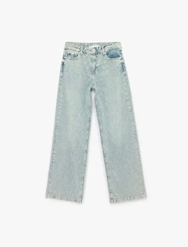 Resim Koton Kadın Jean Pantolon 7WAL40047MD