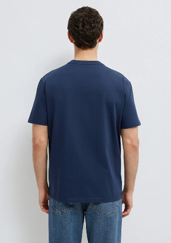 Resim Mavi Erkek T-shirt M0613156-70490