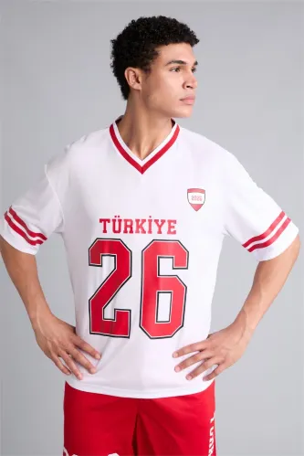 Resim Defacto Erkek T-shirt I1060AX/WT34