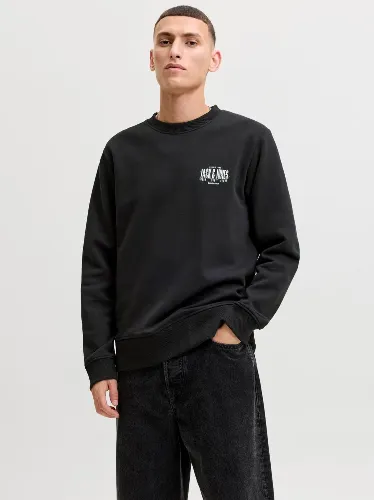 Resim Jack & Jones Jjaero Sweat Crew Neck Erkek Sweat 12298492