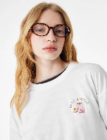 Resim Koton Kadın T-shirt 6SAL10589IK