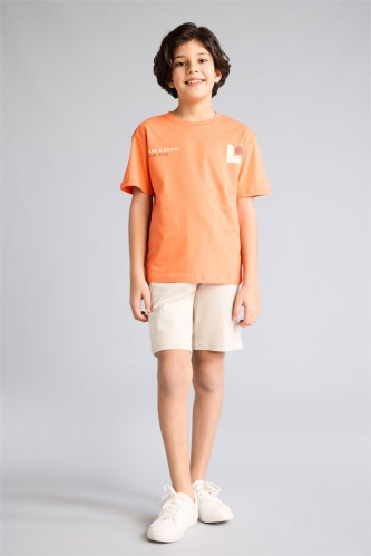 Resim Defacto Erkek Çocuk Penye Şort B5867A8/GR525
