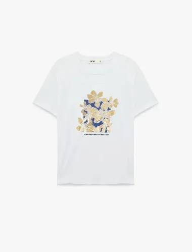 Resim Koton Kadın T-shirt 6SAK50079EK
