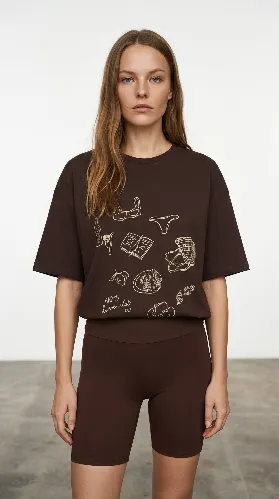 Resim QUZU Kadın T-shirt