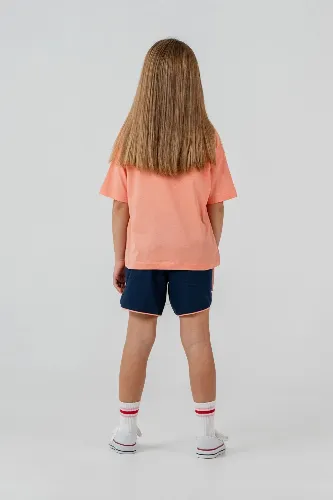 Resim U.S. Polo Assn Kids Kız Çocuk Şort Takım US2522-4