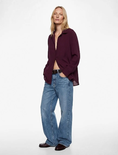 Resim Koton Kadın Gömlek 6SAK60127PW