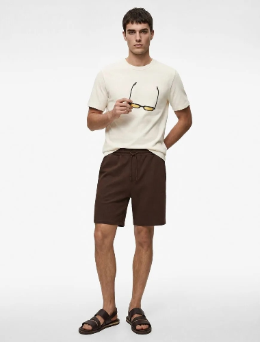 Resim Koton Erkek Penye Şort 6SAM40001MK