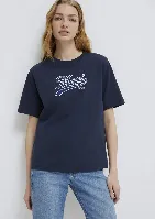 Resim Mavi Kadın T-shirt M1613565-82318