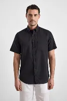 Resim Süvari Cotton Regular Kısa Kol Erkek Gömlek Sgm2017700001