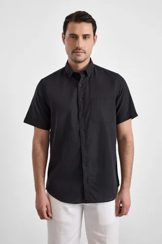 Resim Süvari Cotton Regular Kısa Kol Erkek Gömlek Sgm2017700001