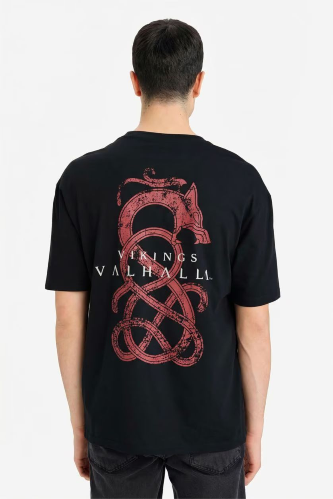 Resim Defacto Erkek T-shirt F8172AX/BK81